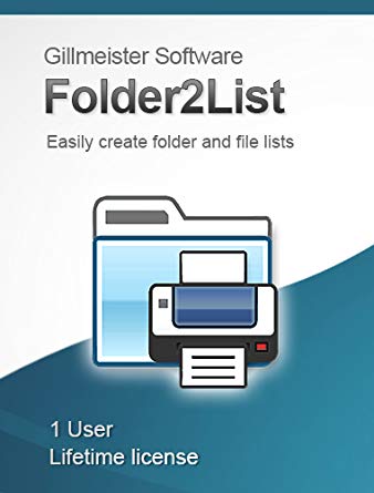 دانلود نرم افزار Gillmeister Folder2List 3.19.1