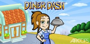 Diner Dash یک بازی بسیار سرگرم کننده و جذاب برای گوشی های اندرویدی می باشد که در آن شما در نقش یک زن برای مدیریت رستوران قرار خواهید گرفت. در این بازی مدیریت یک رستوران به صورت کامل بر عهده شما خواهد بود و باید بتوانید در ان غذا آماده کنید، به مشتری ها برسید، میزها را تمیز کنید و به صورت کلی تمام وظایفی که بر عهده یک خدمتکار رستوران است را انجام دهید.  در Diner Dash شما مدیریت یک رستوران را به عهده خواهید داشت که مشتری های مختلفی به آن وارد خواهند شد. وظیفه شما رسیدگی به همین مشتری ها می باشد. هنگامی که مشتری وارد می شود، بر روی یکی از میزها (صندلی ها) خواهد نشست و تصویری که بر روی ذهن او نقش خواهد بست، به شما نشان خواهد داد که سفارشش چیست. با توجه به سفارشی که مشتری مد نظر دارد، شما باید آن را برایش آماده کنید و به او تحویل دهید. نکته ای که حتما باید به آن توجه داشته باشید، این است که سفارش را در مدت زمان کوتاهی باید به مشتری تحویل دهید و اگر آماده کردن سفارش توسط شما زیاد طول بکشد، مشتری با عصبانیت از رستورانتان بیرون خواهد رفت. با تحویل دادن سفارش به مشتری و در صورتی که مشتری راضی باشد، به شما دستمزدتان که همان پول غذا است، تحویل داده خواهد شد که همین پول به عنوان امتیاز شما به حساب می آید.